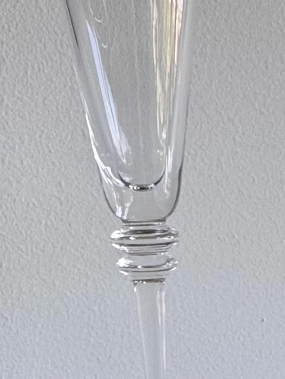 Pottery Barn Claro Fluted Champagne Glasses | Set of 2